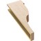 Ekena Millwork 5"W x 10"D x 30"H Thin Garner Rough Cedar Woodgrain TimberThane Corbel, Primed Tan CORUR05X10X30GARRCPR - alternate 6